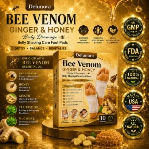Delunora® Bee Venom Ginger & Honey Foot Pads