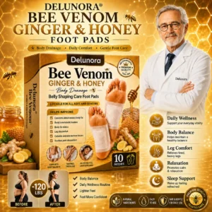 Delunora® Bee Venom Ginger & Honey Foot Pads